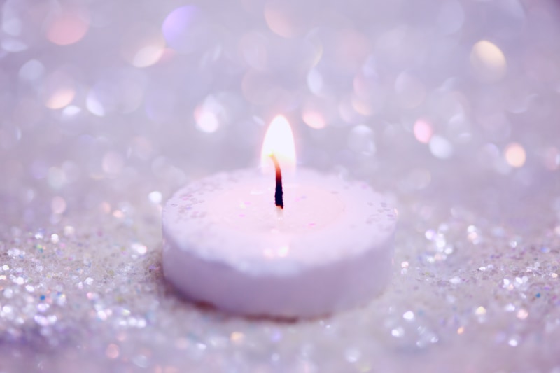 Sparkly Candle